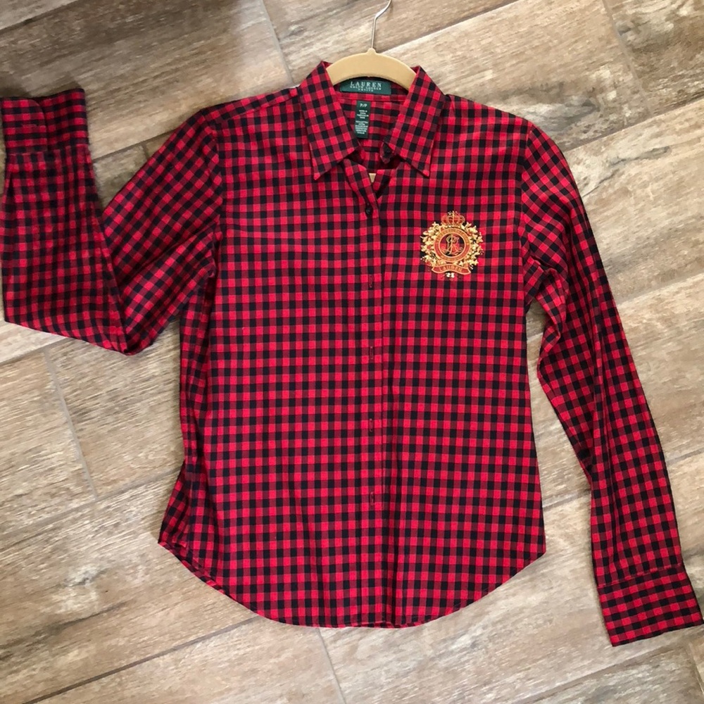 Ralph Lauren Button Down Top Size S/P